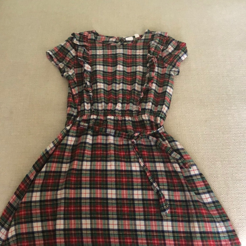 Plaid flannel dress